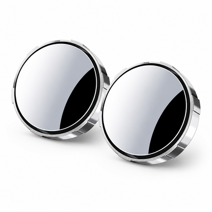 2-Pack Blind Spot Mirrors – 360° Adjustable Wide-Angle Rearview Safety Mirrors