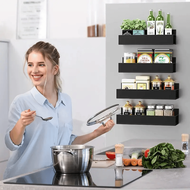 🎉🧲Punch-free Magnetic Storage Rack Organize —— Space-saving Kitchen Organizer🌟