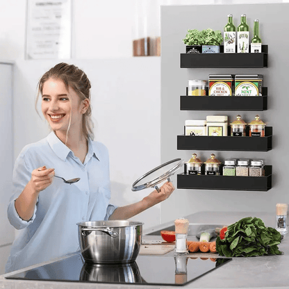 🎉🧲Punch-free Magnetic Storage Rack Organize —— Space-saving Kitchen Organizer🌟