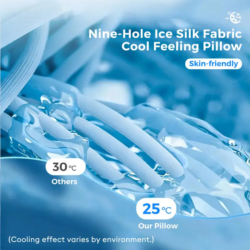 ❄️💤Cooling Memory Neck Pillow, Adjustable Ergonomic Memory Foam Neck Pillows, Cervical Support