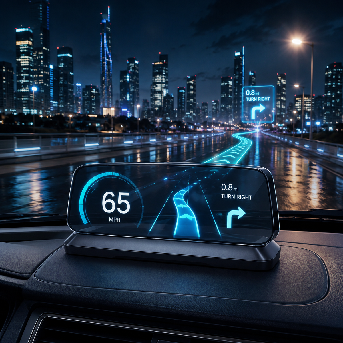 💡 No complicated wiring! Plug and play GPS HUD speedometer for any car.