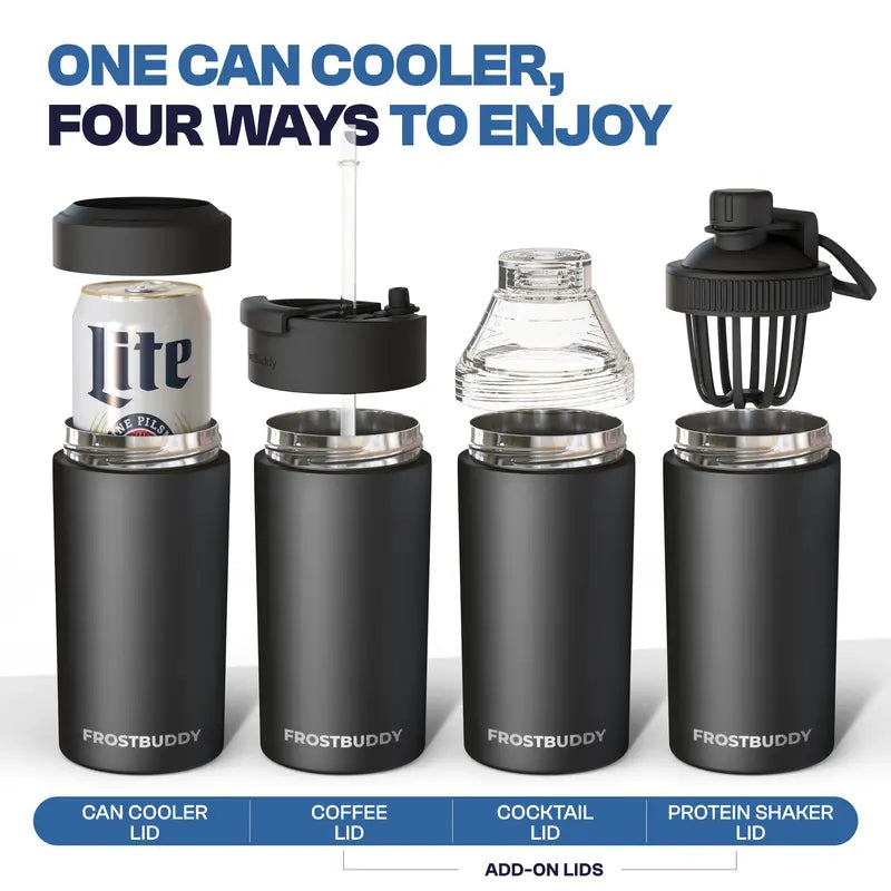 Universal Buddy - Fits 12oz Cans, Slim Cans, 12oz Bottles, 16oz Cans | Coffee Cup