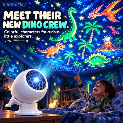 🦕 Magical Dinosaur & Ocean Star Projector – Turn Bedtime Into an Underwater Adventure! 🌊✨