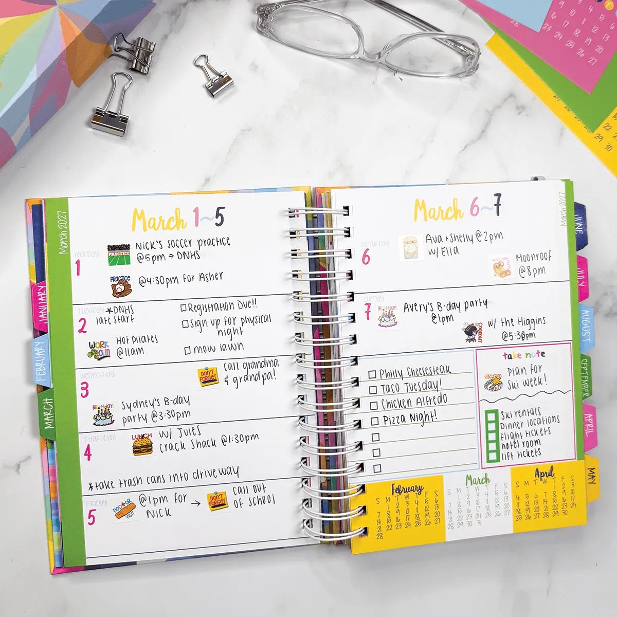 📅✨ 2027–2028 Reminder Binder® – 24-Month All-in-One Life Planner