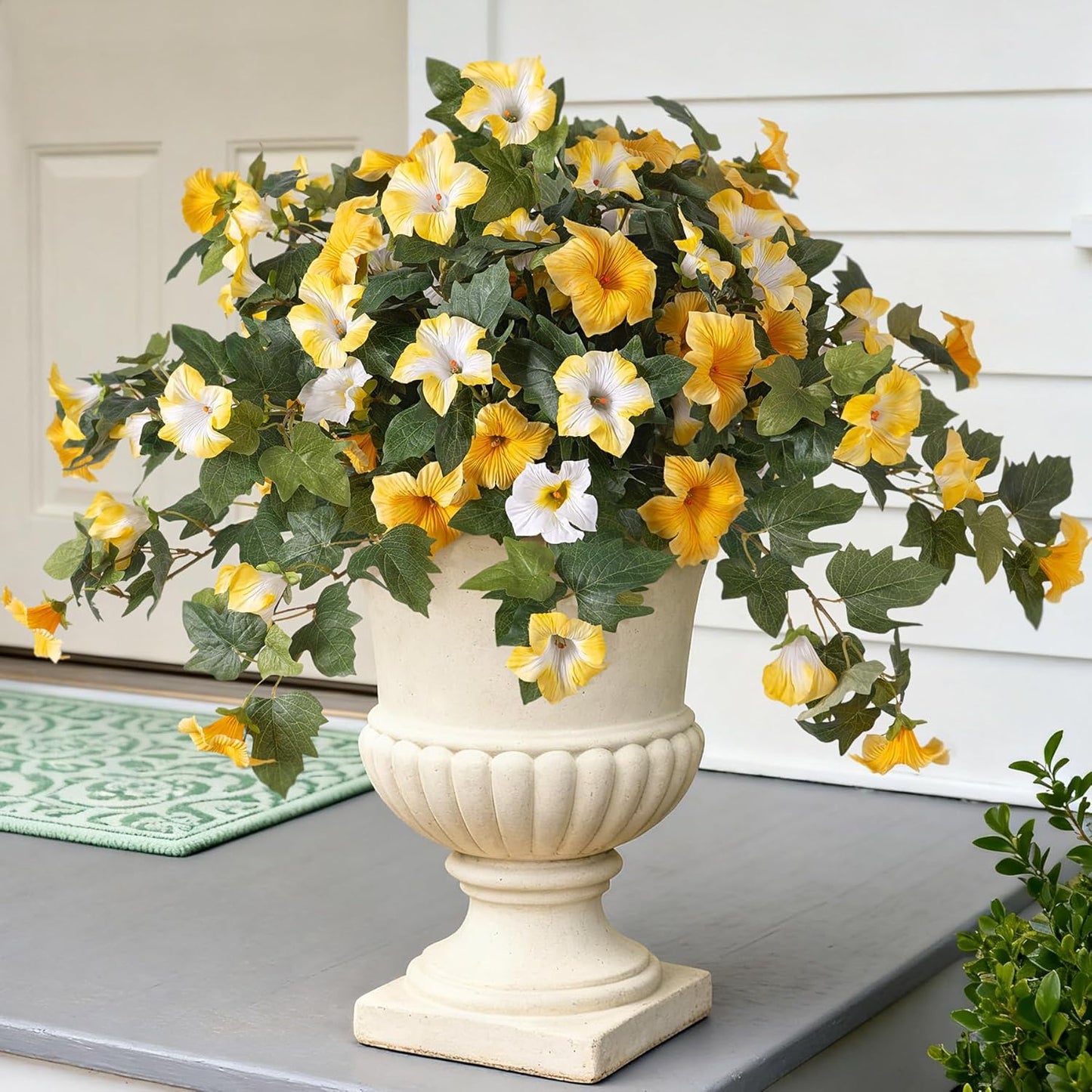 Outdoor Artificial Petunia Flowers Decor (2Pcs)