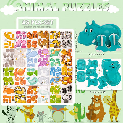 🔥Educational 3D Cartoon Puzzle