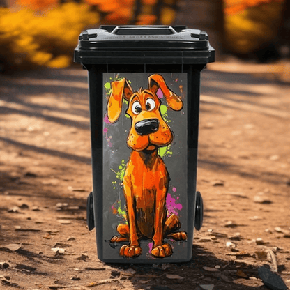 𝟒𝟗% 𝐎𝐅𝐅 𝐅𝐥𝐚𝐬𝐡 𝐒𝐚𝐥𝐞!:Creative Trash Can Sticker with Colourful Cartoon✨