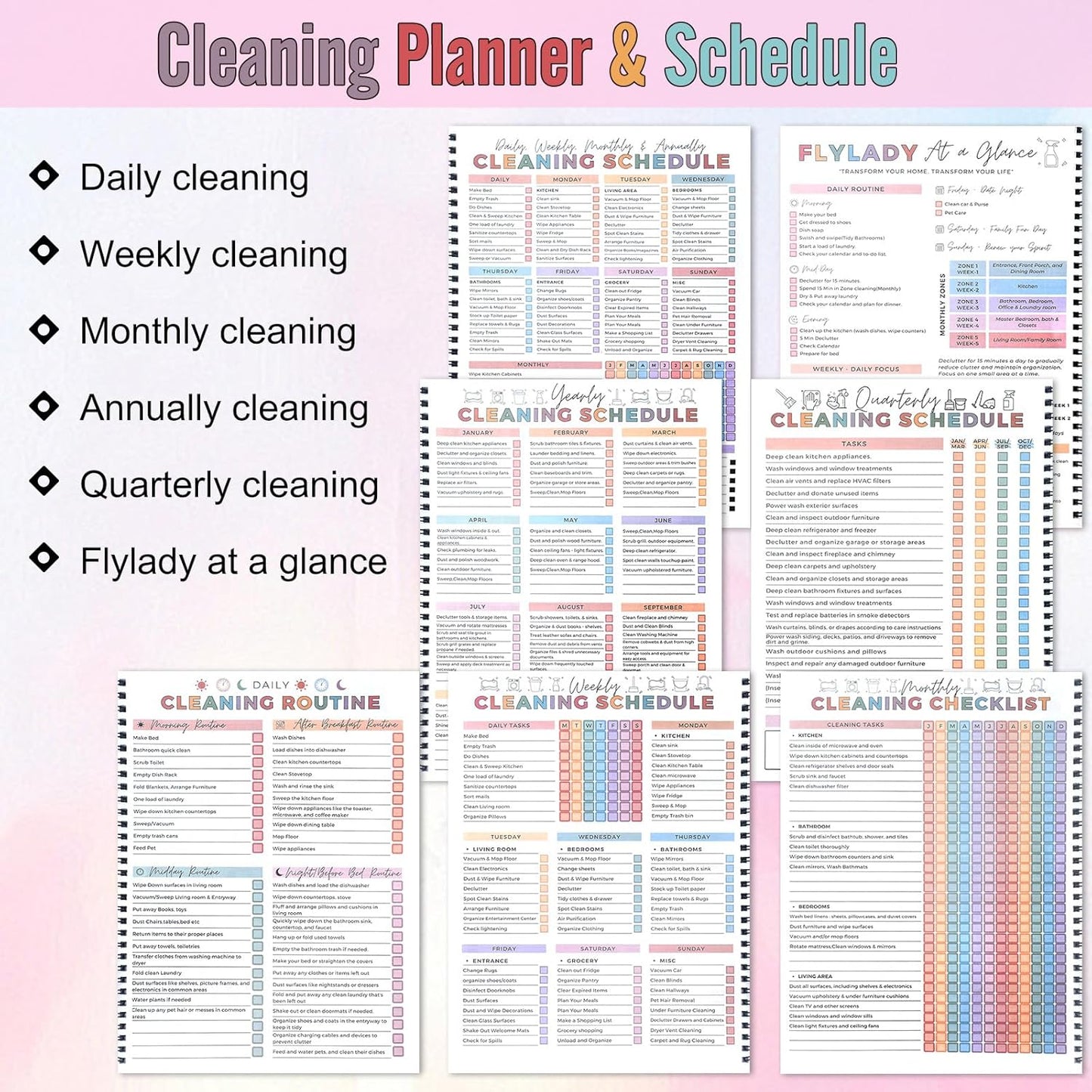 ⏰ADHD Cleaning & Organizing Toolkit - Chore Planner