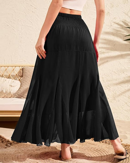 FREE SHIPPING💐Women’s Chiffon Pleated A-Line Skirt