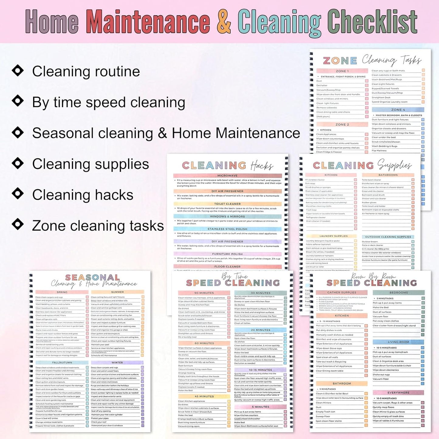 ⏰ADHD Cleaning & Organizing Toolkit - Chore Planner