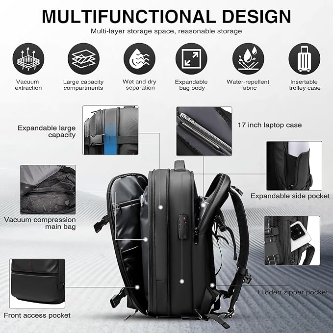 Vacuum Compression Backpack✈️