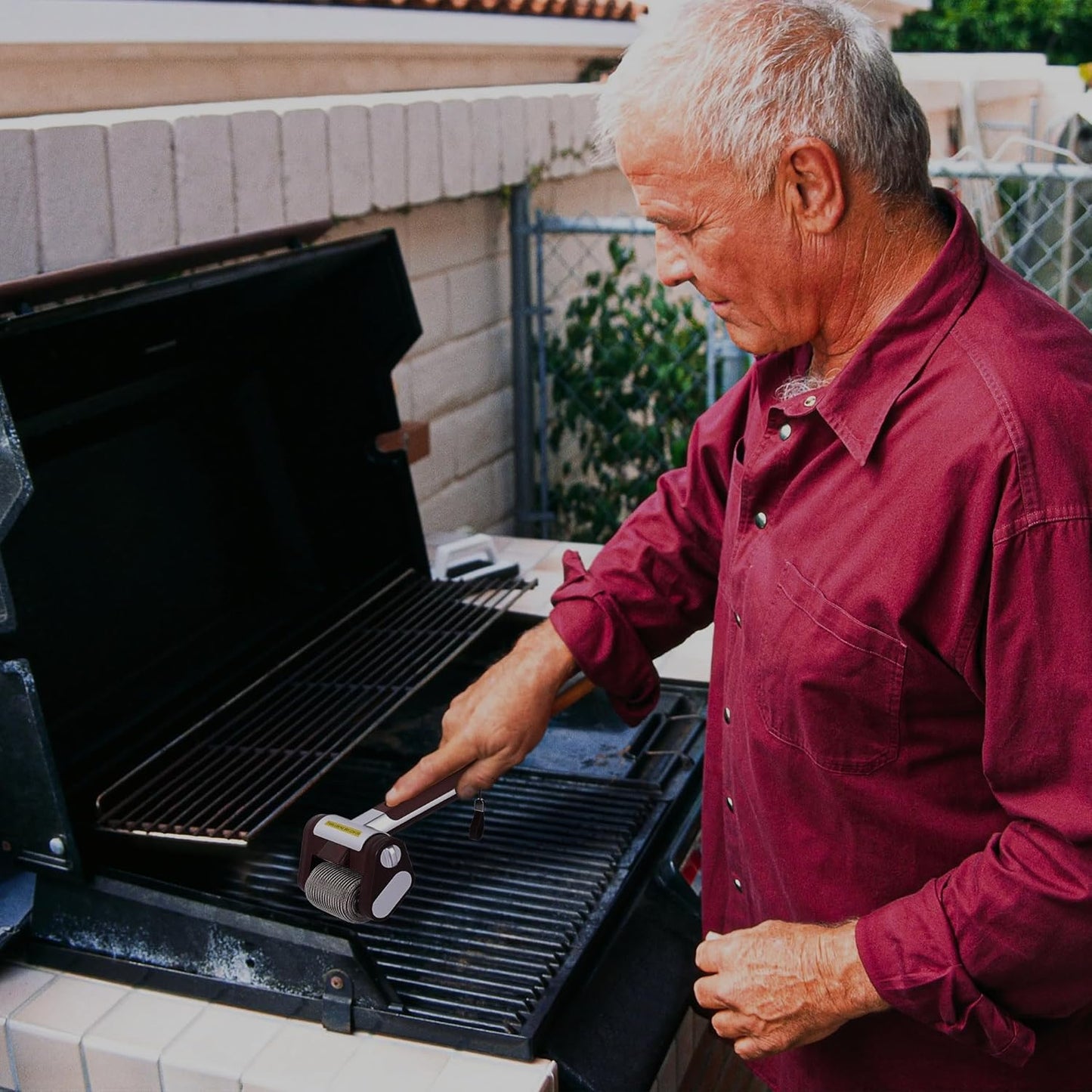 FREE SHIPPING🥩🔥Bristle-Free Spinning Grill Brush