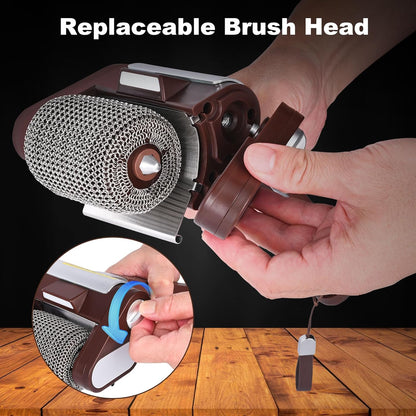 FREE SHIPPING🥩🔥Bristle-Free Spinning Grill Brush