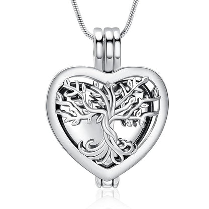 🌓Last Day 49% OFF-🌳❤️Heart Tree of Life Cremation Memorial Pendant | symbolizing the eternal continuity of life and love.