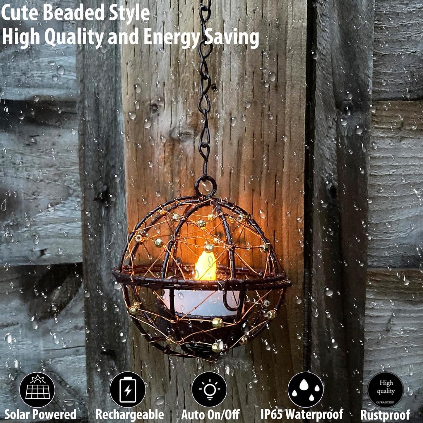 BUY 2 FREE SHIPPING 🏕️🌟Outdoor Solar Hanging Lanterns