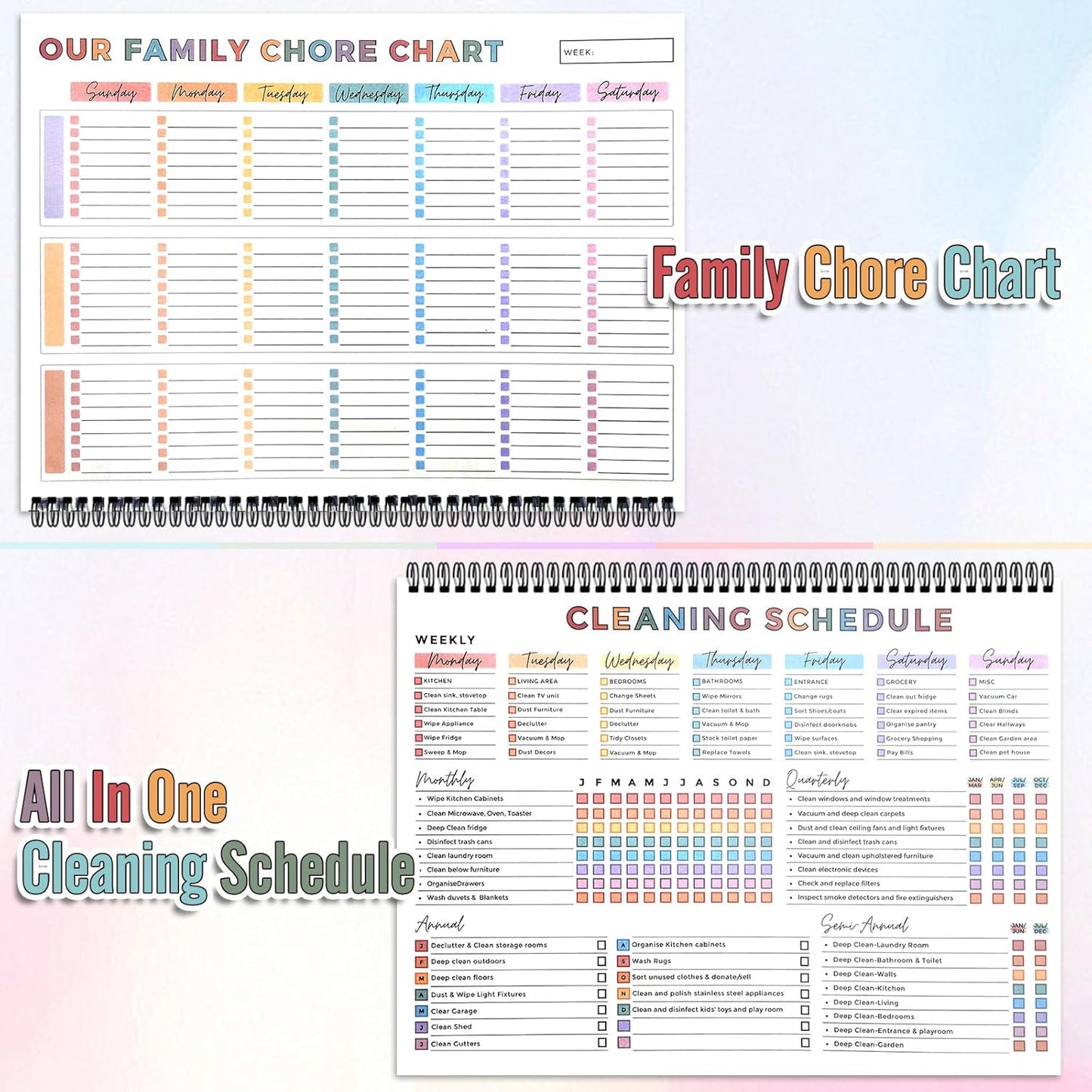 ⏰ADHD Cleaning & Organizing Toolkit - Chore Planner