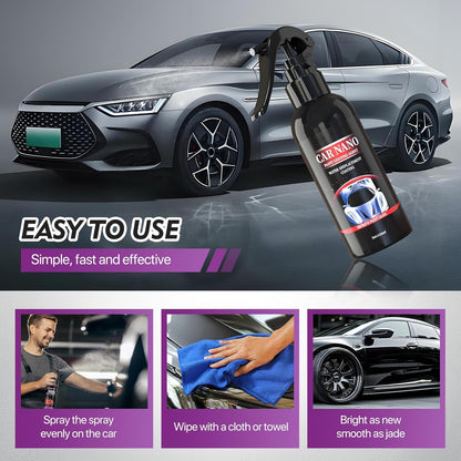 120 ml Nano Car Coating Spray for Paint, Glass, Plastic