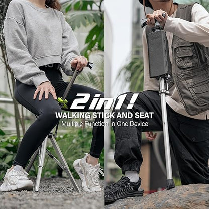 Folding Portable Cane Chair: The Best Gift for Seniors