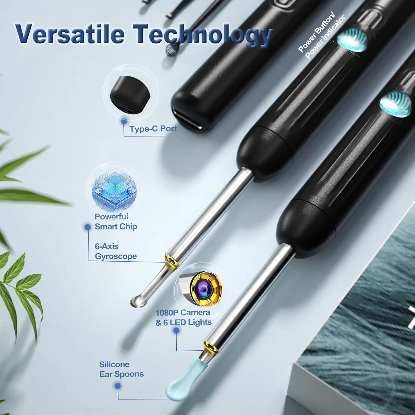 HD Visual Earwax Removal Tool with Camera - 1080P Ear Cleaner