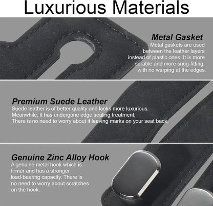 Universal Car Headrest Hanger Hooks Set