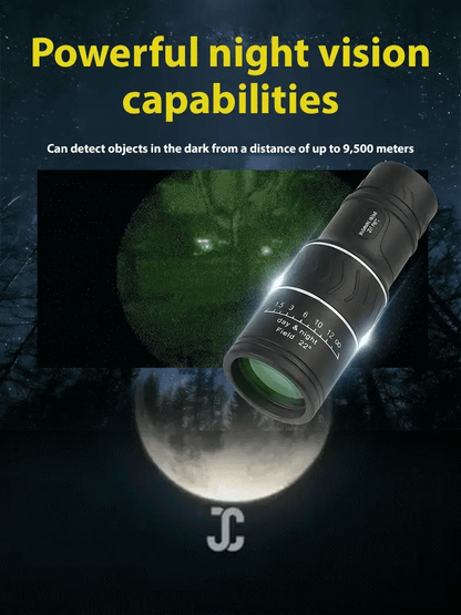 🧭🔭Used by American Mountain Guides! 100x HD Monocular, IPX5 Waterproof & Fog-Proof