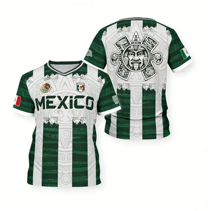 🇲🇽 2026 Mexico Aztec Calendar Soccer Jersey ⚽☀️