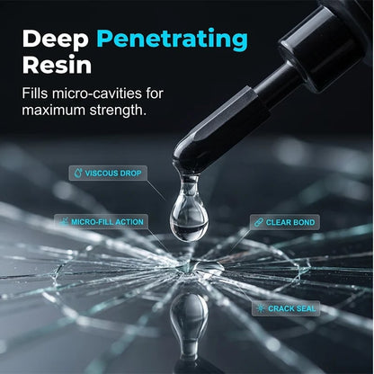 🔥Hot Sale🧽🔧 Windshield crack? DIY fix in minutes. UV resin kit that actually works. ✨