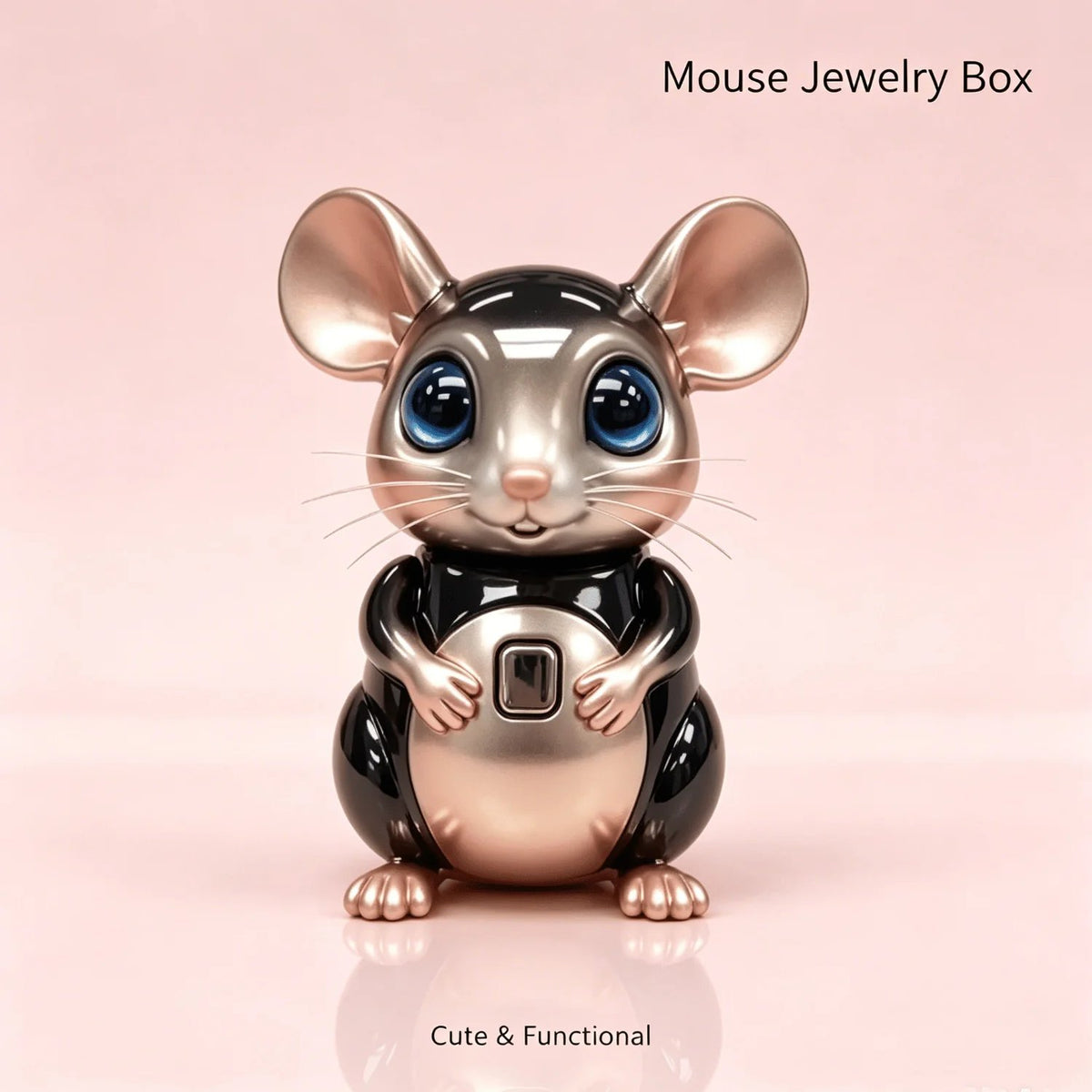 🎁Adorable Mouse Jewelry Organizer Box  Perfect Gift for Her