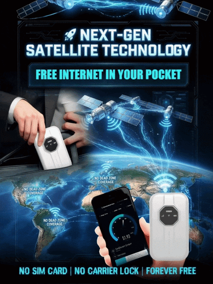 [Global Coverage, Free for Life] Boundless Portable Wi-Fi– 🛡️No SIM, No Contract, No Hidden Costs