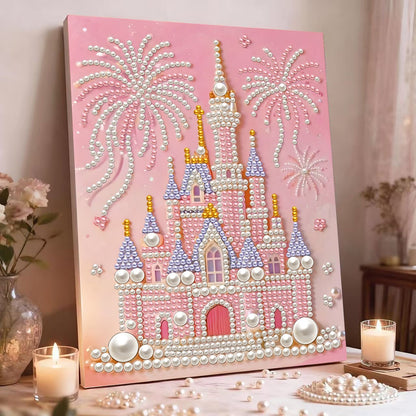 ⚡️Buy 2 Free Shipping🏰✨DIY Beaded Art Kit - Castle Pearl Painting