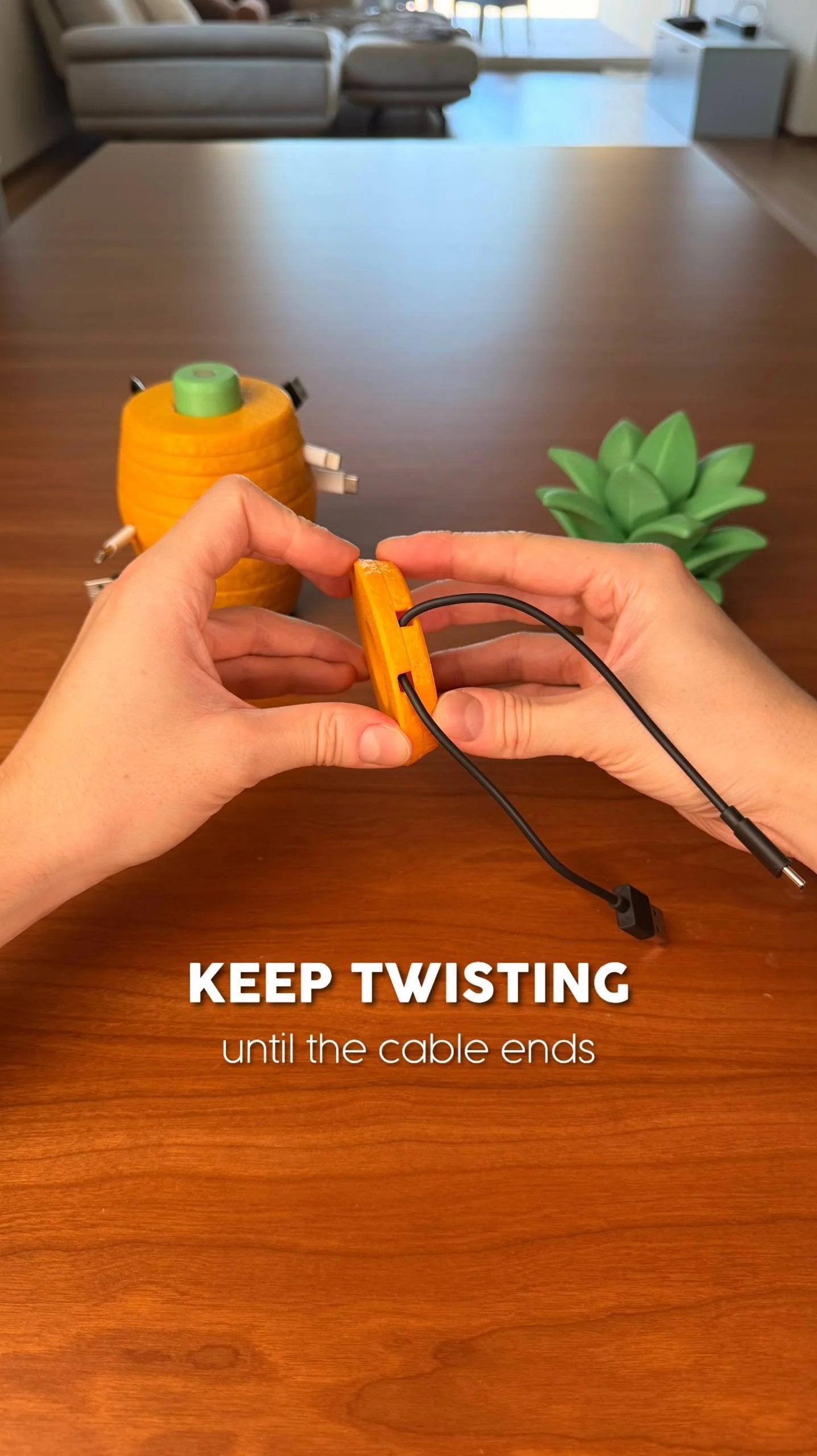 Cute Magnetic Cable Organizer – Keep Your Desk Clean & Cables Always Within Reach
