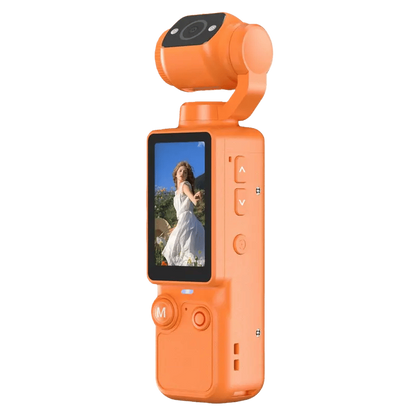 🎥 Upgraded Vlogging Camera – 180° Rotating Lens, Full-Body Video Recorder for Travel, Daily Life & Content Creation