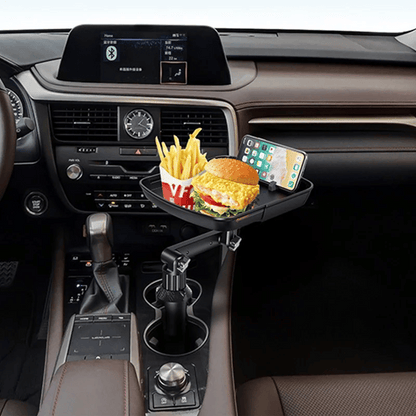 🎉 360° Rotating Car Food Tray & Phone Holder