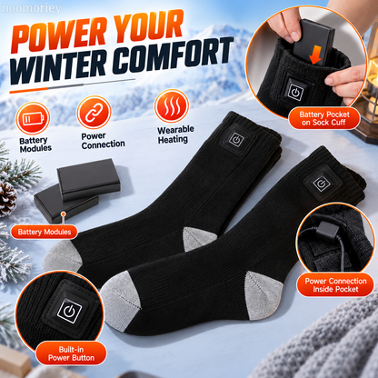 🔥🧦 WarmStep – Rechargeable Heated Socks for Winter & Outdoor Comfort