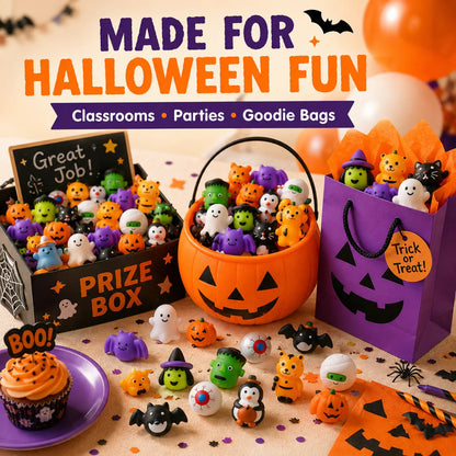 🔥Last Day 50% OFF - 🎃 50PCS Halloween Mochi Squishy Toys