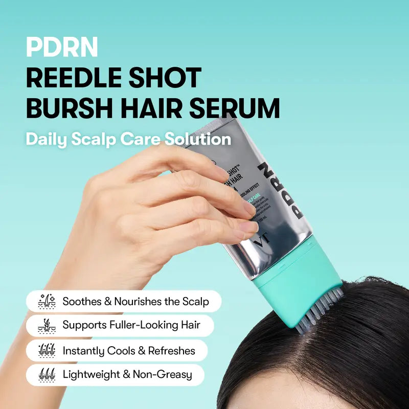 #1 viral PDRN Reedle Shot Hair Brush Serum