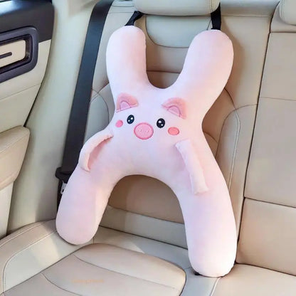 🐷Kids Plush Pig Car Neck Pillow