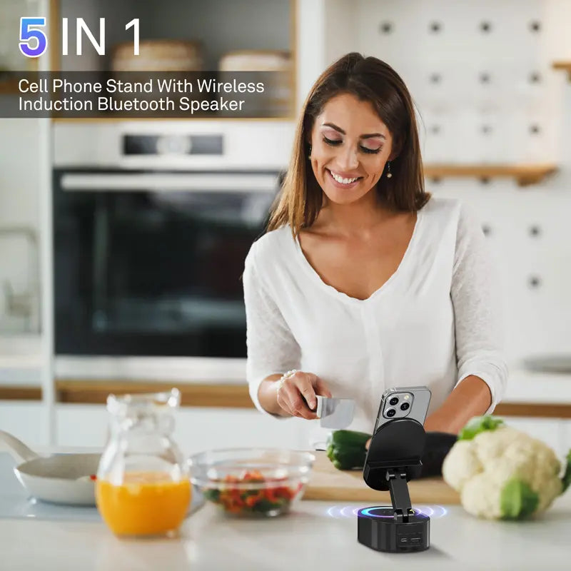 5-in-1 Wireless Smartphone Speaker Bluetooth