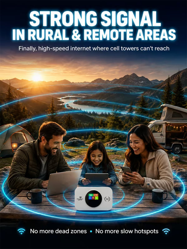 Starlink-Powered Portable 5G Router — LIFETIME ZERO MONTHLY FEES, 100% Global Signal!
