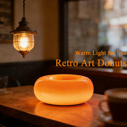 Aesthetic Doughnut LED Night Lamp – Cozy Warm Ambient Light
