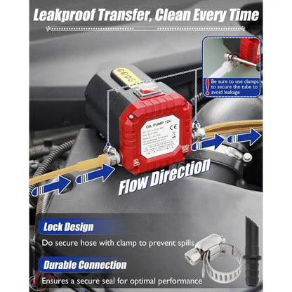 12V 80W Oil Extractor Pump
