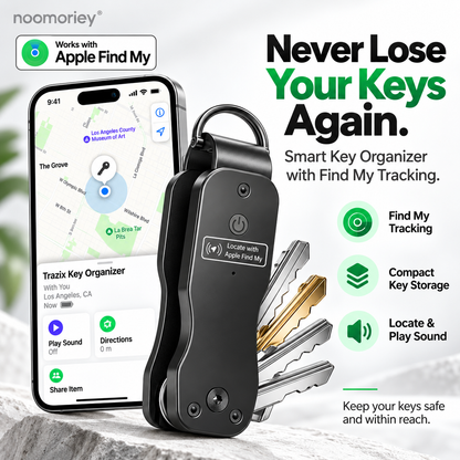 🔑 Smart Key Organizer with Find My Tracking & Sound Alert