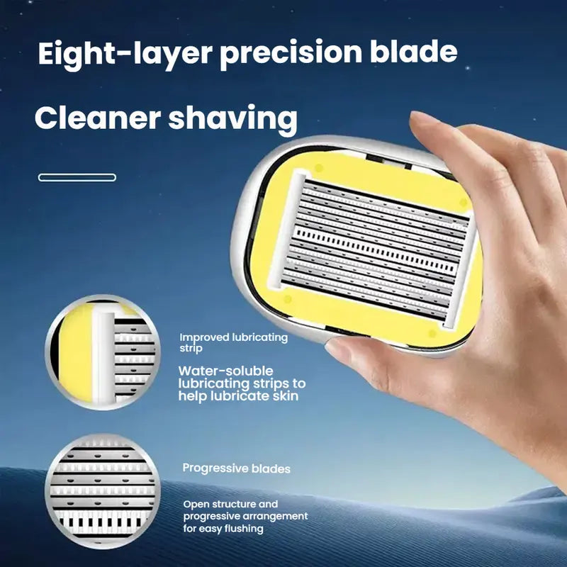 Men's Manual Bald Head Blade Razor for Adults