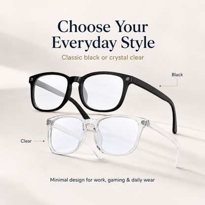 👓 Blue Light Blocking Glasses for Men & Women – Lightweight Everyday Screen Glasses