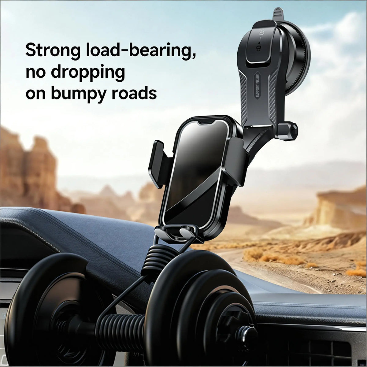 🔥 50% OFF Hands-Free Adjustable Car Phone Holder