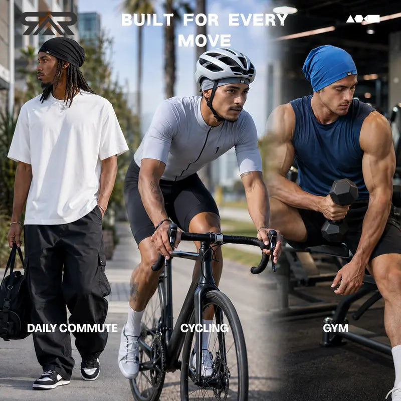 Breathable Skull Cap Men Beanie Do-rag