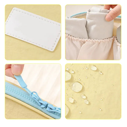 🧳💕 Portable Underwear Travel Organizer – Separate Storage for Bras, Panties & Socks