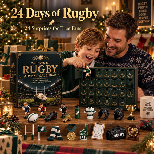 🏈🎁Rugby Advent Calendar 2026 – 24 Rugby-Themed Collectible Surprises Christmas Countdown Gift(📦Buy 2 Free Shipping)