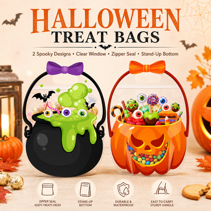 Halloween Bags Plastic Halloween Goodie Bags