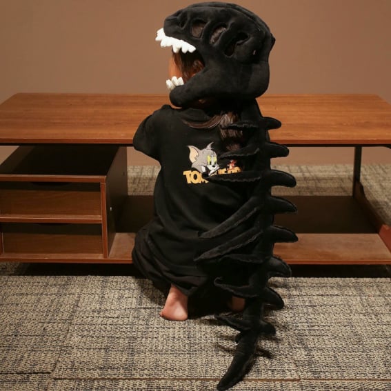 🦖 Realistic Dinosaur Skeleton Costume Set – The Ultimate Spooky Costume for Halloween